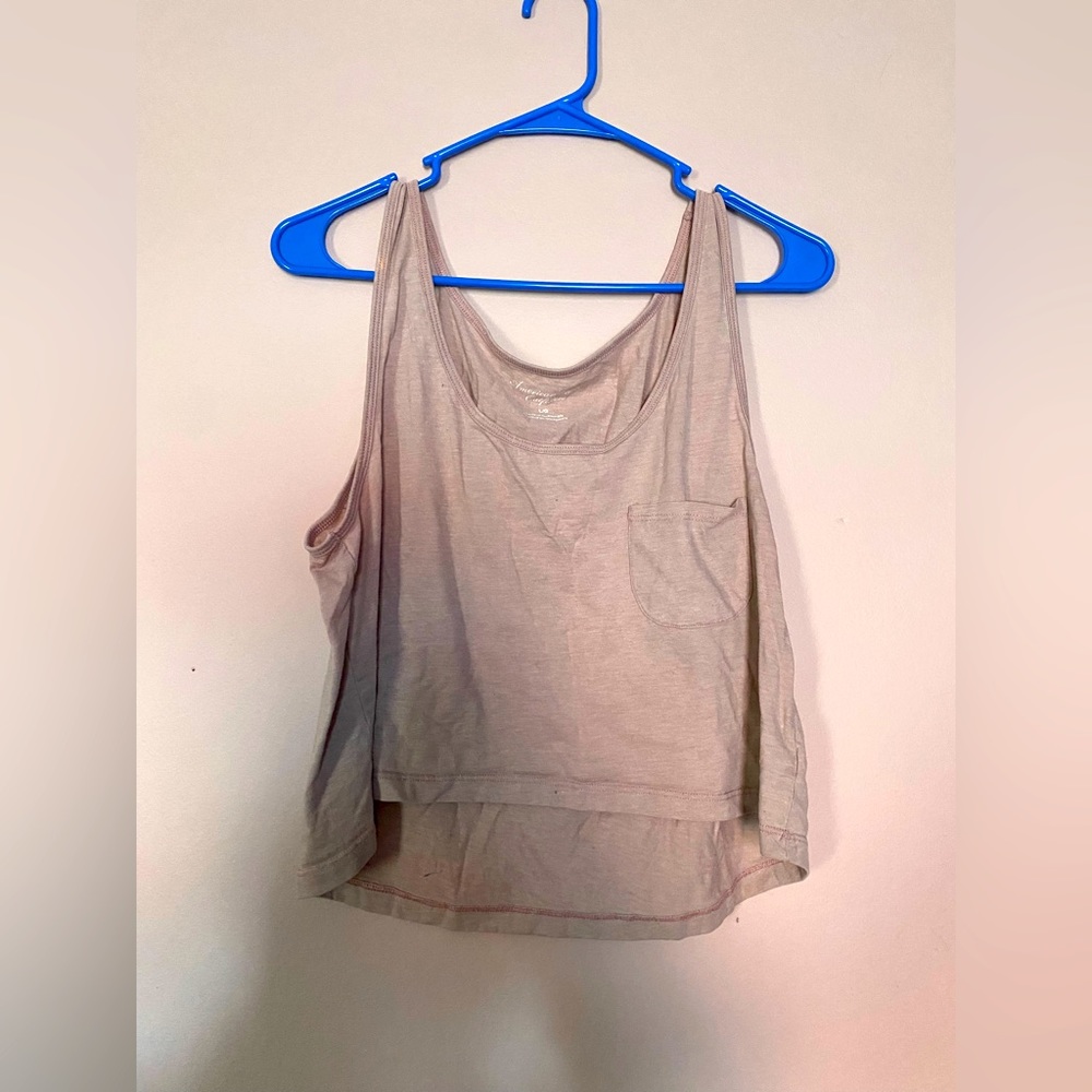 Dusty Rose Flowing Tank Top